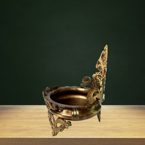 Brass Urli Flower Pot 2.28kg